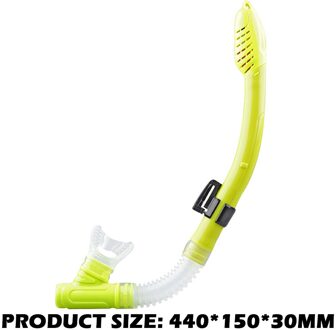 Water Sport Zwemmen Duiken Snorkelen Professionele Snorkel Droge Beademingsbuis Onderwater Duiken Snorkelen Air geel