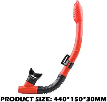 Water Sport Zwemmen Duiken Snorkelen Professionele Snorkel Droge Beademingsbuis Onderwater Duiken Snorkelen Air Rood