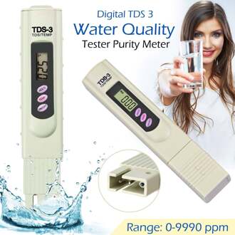 Water Tds Meter Waterkwaliteit Tester 0-9999ppm Meter Testen Water Meter Voor Drinkwater Aquaria Ro Systeem Swingende Zwembad