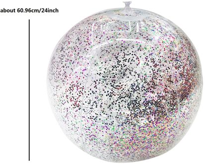 Water Volleybal Pailletten Strand Zwembad Speelgoed Ballen Confetti Glitter Opblaasbare Water Ballonnen Zomer Strand Volleybal 24 duim