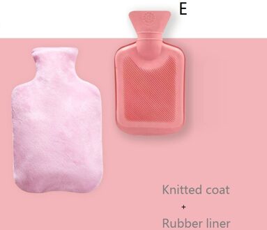 Water Vullen -Water Zak Voor Vrouwelijke Warme Buik Handen Elanden Water Fles Water Injectie Warm Water zak Handwarmer Gebreide 1stk E