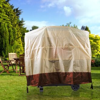 Water Weerstand Barbecue Grill Cover 600D Geweven Polyester Fiber Materiaal Thuis Tuin Barbecue Diversen Waterdichte Opbergtas 150x61x122cm