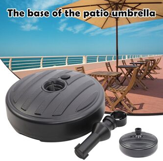Water Zand Gevuld Patio Paraplu Base 15.0 ''Ronde Plastic Outdoor Markt Paraplu Stand Voor Tuin Gazon 35-38mm Staaf