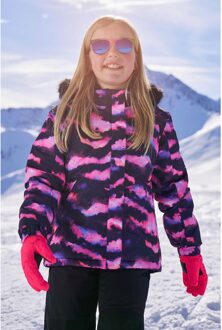 Waterafstotend kinder/kinderjack Glacial Floral (Roze) - maat 5-6J / 110-116cm