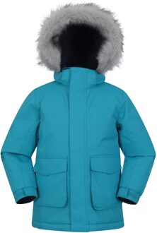 Waterafstotend kinder/kinderjack met Ranger-logo (Benzine) - maat 11-12J / 146-152cm Blauw