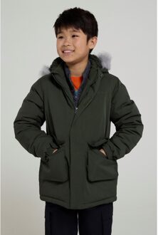 Waterafstotend kinder/kinderjack met Ranger-logo (Groen) - maat 11-12J / 146-152cm