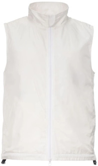 Waterafstotend Nylon Puffer Vest Aspesi , White , Heren - L,M,S