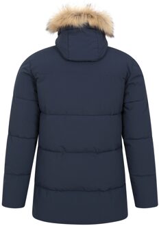 Waterafstotende gewatteerde parka voor heren (Marine) Navy