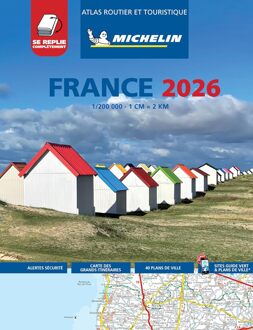 Wateratlas - Wegenatlas Wegenatlas France - Frankrijk | A4-Formaat | Paperback | 2026 | Michelin