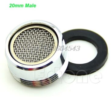 Waterbesparende Keukenkraan Tap Beluchter Chrome Mannelijke/Vrouwelijke Nozzle Spuit Filter Rood