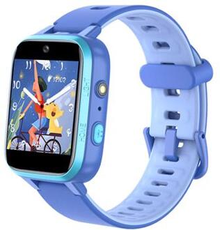 Waterbestendige Smartwatch Y90 Pro met Dubbele Camera voor Kinderen - Blauw
