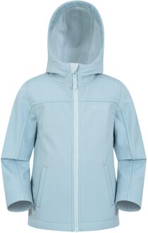 Waterbestendige Soft Shell Jas voor kinderen/Kinderen (Lichtblauw) - 7-8J / 122-128cm