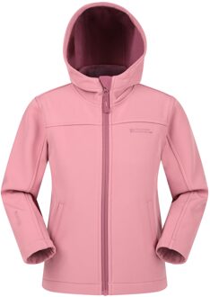 Waterbestendige Soft Shell Jas voor kinderen/Kinderen (Lichtroze) - 11-12J / 146-152cm