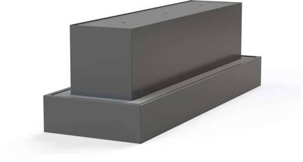 Waterblok aluminium 300 x 70 x 70 cm