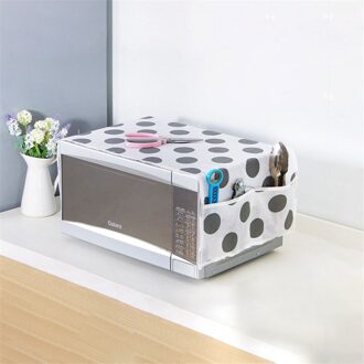 Waterdicht 1pcs Grease Proofing Opbergtas Keuken Accessoires Dubbele Zakken Dust Covers Magnetron Deksel Magnetron Afzuigkap leger groen