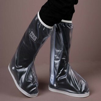 Waterdicht Anti-Slip Regen Schoenen Cover Mannen Vrouwen Herbruikbare Duurzaam Dikker Platte Rits Overschoenen Paraplu Accessoires groene kleur