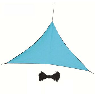 Waterdicht Anti-Uv Driehoek Luifel Zonwering Net Zon Zonnezeil Outdoor Zwembad Tuin Luifel Schaduwdoek Onderdak Blauw