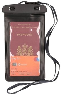 Waterdicht documententasje/ waardvolle spullen hoesje zwart