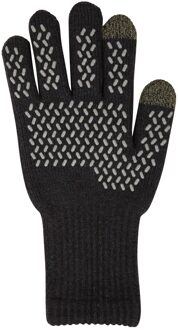 Waterdicht gebreide winterhandschoenen heren (Zwart)
