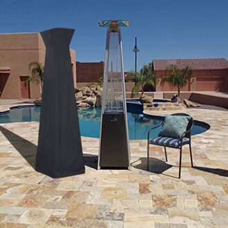 Waterdicht Heater Cover Outdoor Tuin Patio Heater Vuil Cover Protector Veranda Heater Cover Case Outdoor Dirt Protector # BL3 zwart