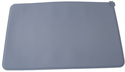Waterdicht Huisdier Mat Voor Hond Kat Siliconen Huisdier Voedsel Pad Huisdier Kom Drinken Mat Hond Voeden Placemat Makkelijk Wassen EJ892983 grijs