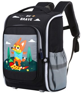 Waterdicht Kinderen Schooltassen Jongens Meisjes Kids Orthopedische School Backpcak Schooltassen Primaire Rugzak Mochilas Infantil black1