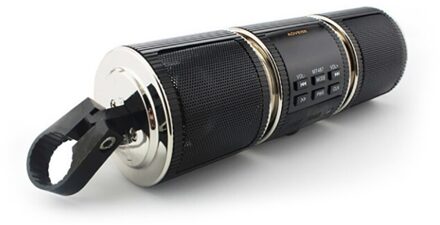 Waterdicht Motorfiets MP3 Speler Bluetooth Speaker Audio Fm Radio Sound Systeem Stereo Muziek Usb Stuur Audio Versterker zwart