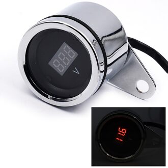 Waterdicht Motorfiets Voltmeter Led Digitale Voltmeter Gauge12V Voor Meest 12V Motor, Atv, Dirt Bike, pit Bike Etc