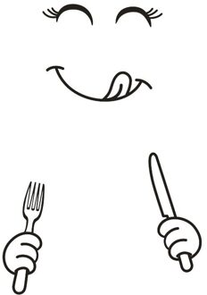 Waterdicht Muursticker Gelukkig Heerlijke Gezicht Keuken Koelkast Art Leuke Smiley Muurstickers Koelkast Stickers Woondecoratie B