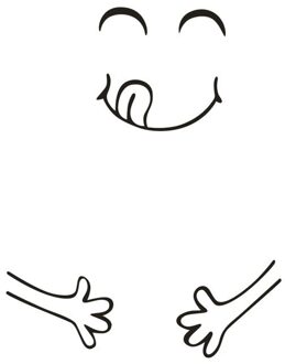 Waterdicht Muursticker Gelukkig Heerlijke Gezicht Keuken Koelkast Art Leuke Smiley Muurstickers Koelkast Stickers Woondecoratie