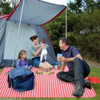 Waterdicht Picknick Deken Met Handvat Opvouwbare Lichtgewicht Outdoor Camping Pads Waterdicht Picknick Accessoires rood