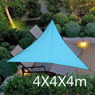 Waterdicht Schaduw Zeil Anti-Uv Zonnescherm Netto Outdoor Tuin Zonnebrandcrème Sunblock Schaduwdoek Netto Plant Kas Cover Auto Cover 10 4X4X4m
