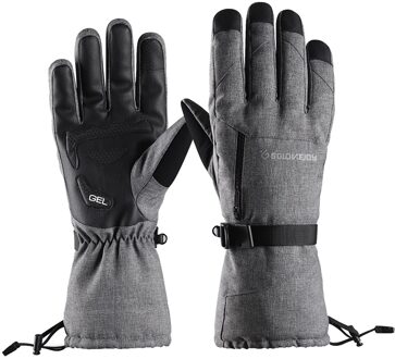 Waterdicht Sneeuw Ski Handschoen Winddicht Hand Warmers Touch Screen Rits