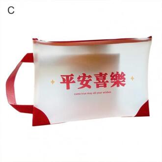 Waterdicht Transparant Bestand Zak Bestandsmap Potlood Pen Case Bag Bestand Document Organizer Opbergtas Kantoor Schoolbenodigdheden