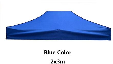 Waterdicht Tuinhuisje Top Cover Tuinhuisje Tuin Marquee Tent Vervanging Zonnescherm Doek Outdoors Camping Accessoires 2x3m blauw
