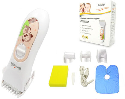 Waterdicht Ultra-Stille Usb Oplaadbare Professionele Kapsels Tondeuse Voor Baby Kinderen Kinderen Thuisgebruik