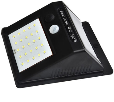 Waterdichte 20 LED Zonne-verlichting Motion Sensor Wandlamp LED Zonne-energie Lamp Energiebesparing Outdoor Tuin Yard Lampen wit