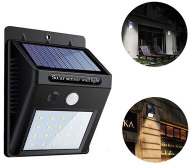 Waterdichte 20 Led Zonne-verlichting Motion Sensor Wandlamp Outdoor Tuin Yard Lamp Powered Spotlight Zonlicht Straat Licht