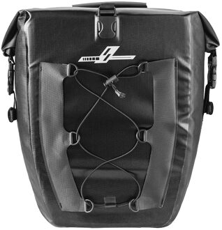 Waterdichte 27L Bike Rear Rack Bag Fiets Fietstas Fietsen Touring Kruidenier Fiets Kofferbak Tas Water-Resistent zwart
