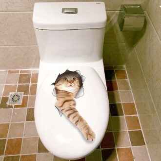 Waterdichte 3D Muursticker Gat View Badkamer Woonkamer Home Decor Decal Muur Stickers