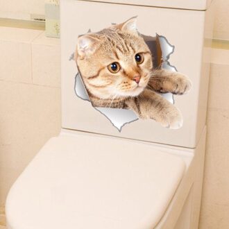 Waterdichte 3D Muursticker Gat View Badkamer Woonkamer Home Decor Decal Muur Stickers