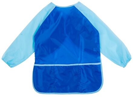 Waterdichte Art Kiel lange mouw kids schilderen shirt verf schort meisje jongen school Blauw