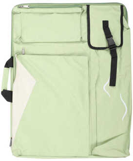 Waterdichte Art Tekening Zak Handig Om Carry Art Tekening Rugzak Voor Reizen Buiten Kunstenaar Thuis groen