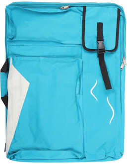 Waterdichte Art Tekening Zak Handig Om Carry Art Tekening Rugzak Voor Reizen Buiten Kunstenaar Thuis licht blauw