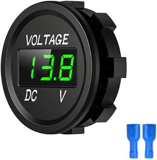 Waterdichte Auto Boot Auto Motorfiets Mini Digitale Voltmeter Dc 5V-48V Led Panel Volt Voltage Meter tester Monitor