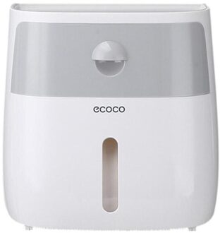 Waterdichte Badkamer Tissue Doos Plastic Bad Toiletrolhouder Wandmontage Papier Opbergdoos Dubbele Laag B 230X210X130mm