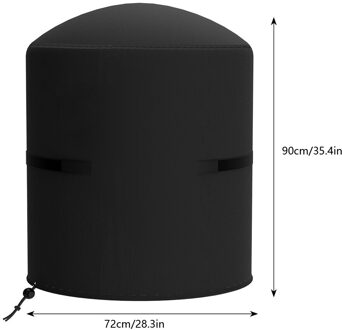 Waterdichte Bbq Cover Barbecue Grill Cover Met Pvc Coating Outdoor Oxford Stof Winddicht Uv-bestendig Barbeque Accessoires 77x90cm