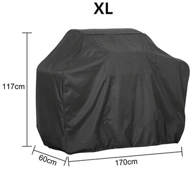 Waterdichte Bbq Grill Barbeque Cover Outdoor Regen Protectivegrill Barbacoa Anti Dust Protector Voor Gas Houtskool Elektrische Bbq plein-XL