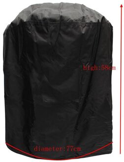 Waterdichte Bbq Grill Cover Outdoor Tuin Barbeque Grill Covers Protector Ronde Regen Sneeuw Anti Dust Gas Barbacoa Bbq Grill Cover