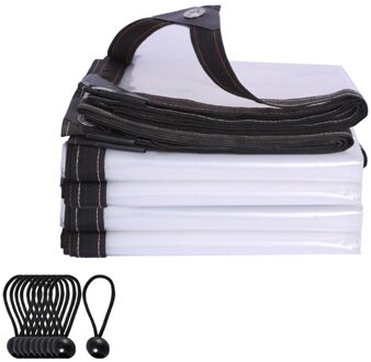 Waterdichte Clear Poly Tarp Transparant Dekzeil Film Windows Regendicht Cover 667A 2x3m
